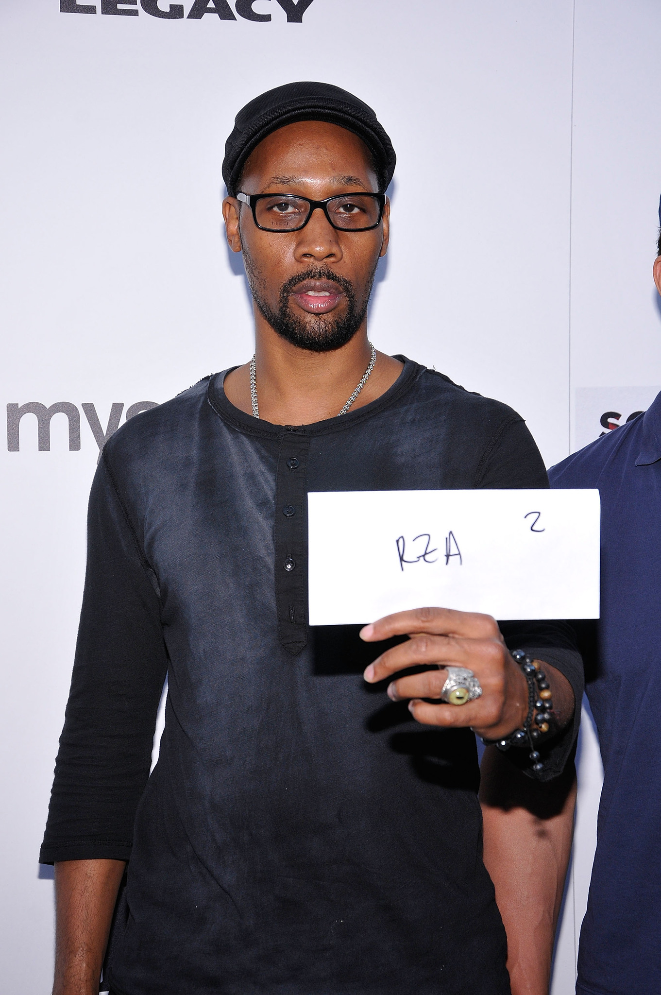 RZA at event of Something from Nothing: The Art of Rap (2012)