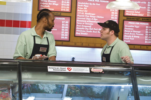 Still of Seth Rogen and RZA in Funny People (2009)