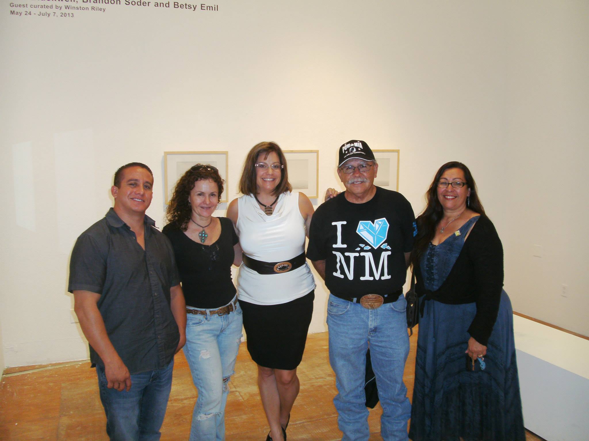 Hispanic filmmakers panel with Kara Baca Sachs (2nd to left)
