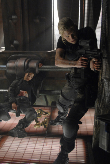 Still of Katee Sackhoff in Battlestar Galactica: Razor (2007)