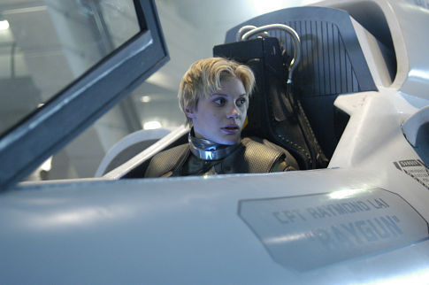 Still of Katee Sackhoff in Battlestar Galactica (2003)