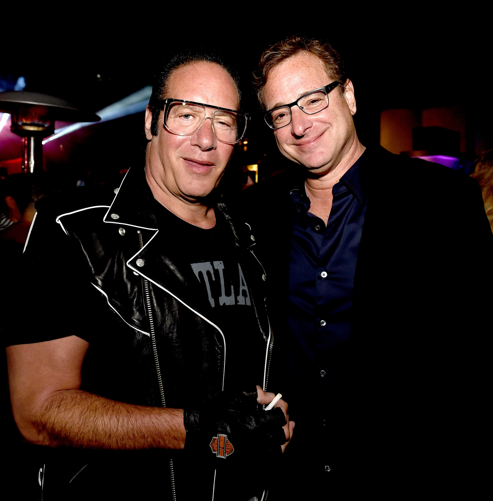 Andrew Dice Clay and Bob Saget at event of Entourage (2015)