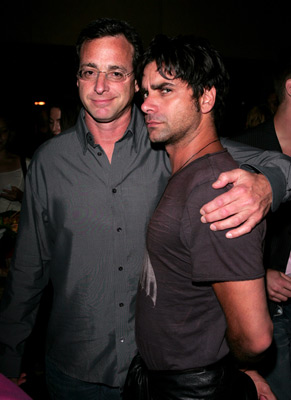 John Stamos and Bob Saget at event of The Aristocrats (2005)