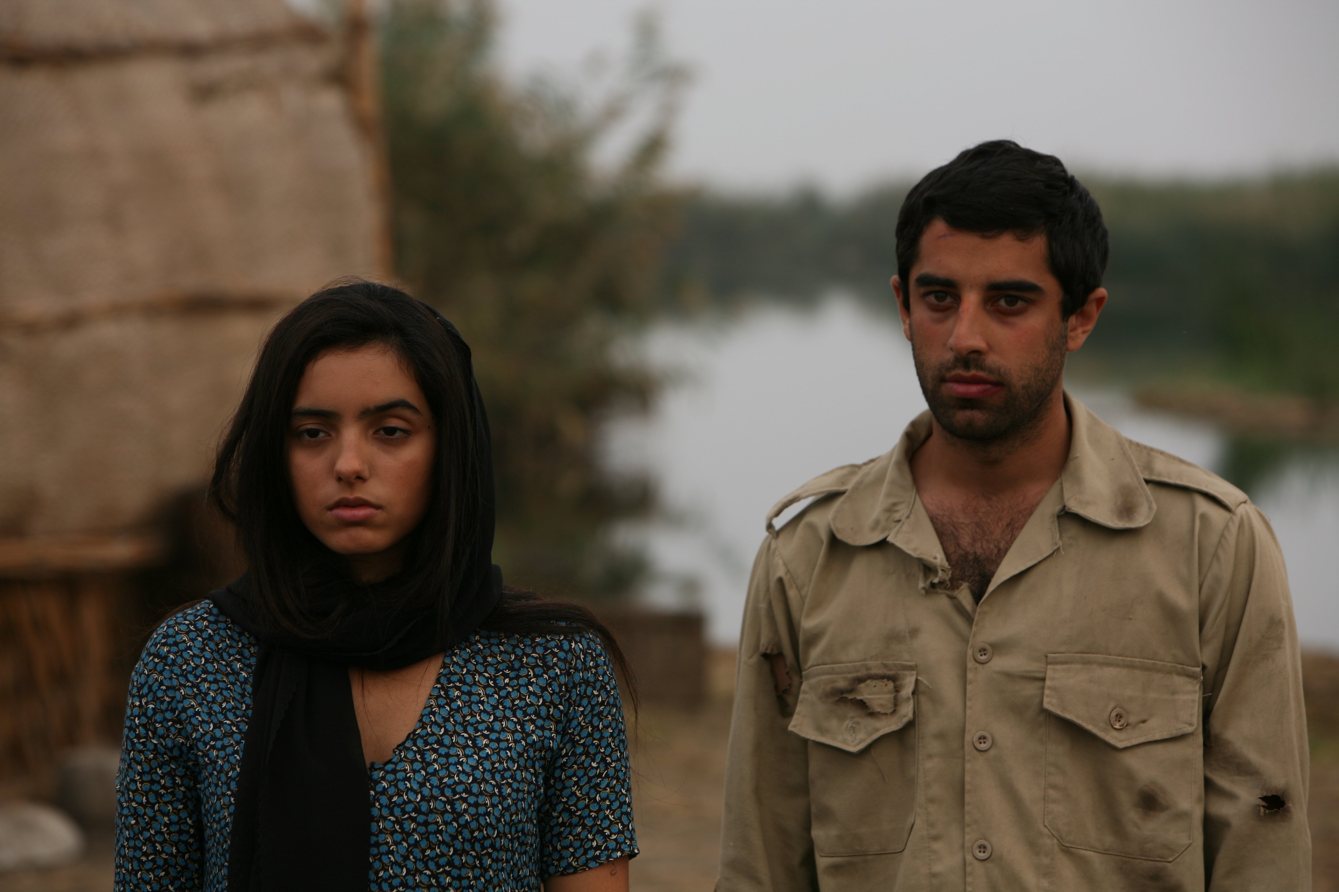 Karim Saleh and Hafsia Herzi in L'aube du monde (2008)