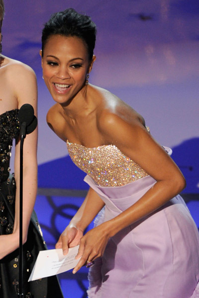 Zoe Saldana at event of The 82nd Annual Academy Awards (2010)