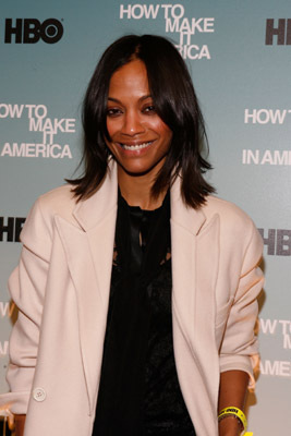 Zoe Saldana at event of How to Make It in America (2010)
