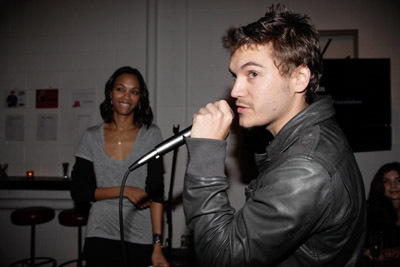 Emile Hirsch and Zoe Saldana