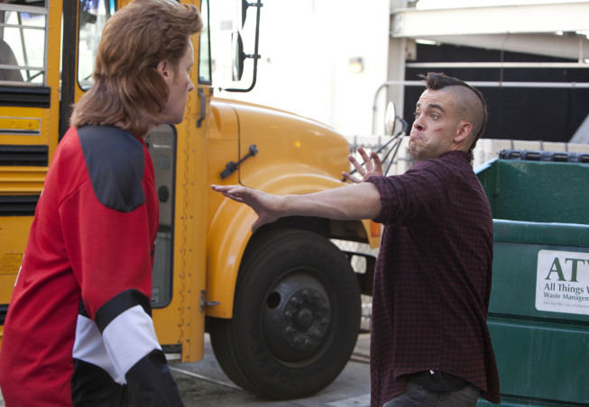 Still of Mark Salling and Rock Anthony in Glee (2009)