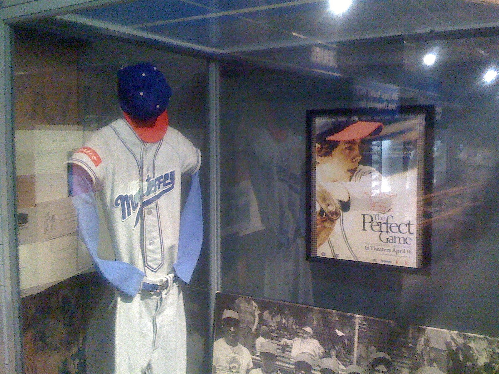 The Perfect Game Movie display at the Peter J. McGovern Little League Museum, in Williamsport, PA.