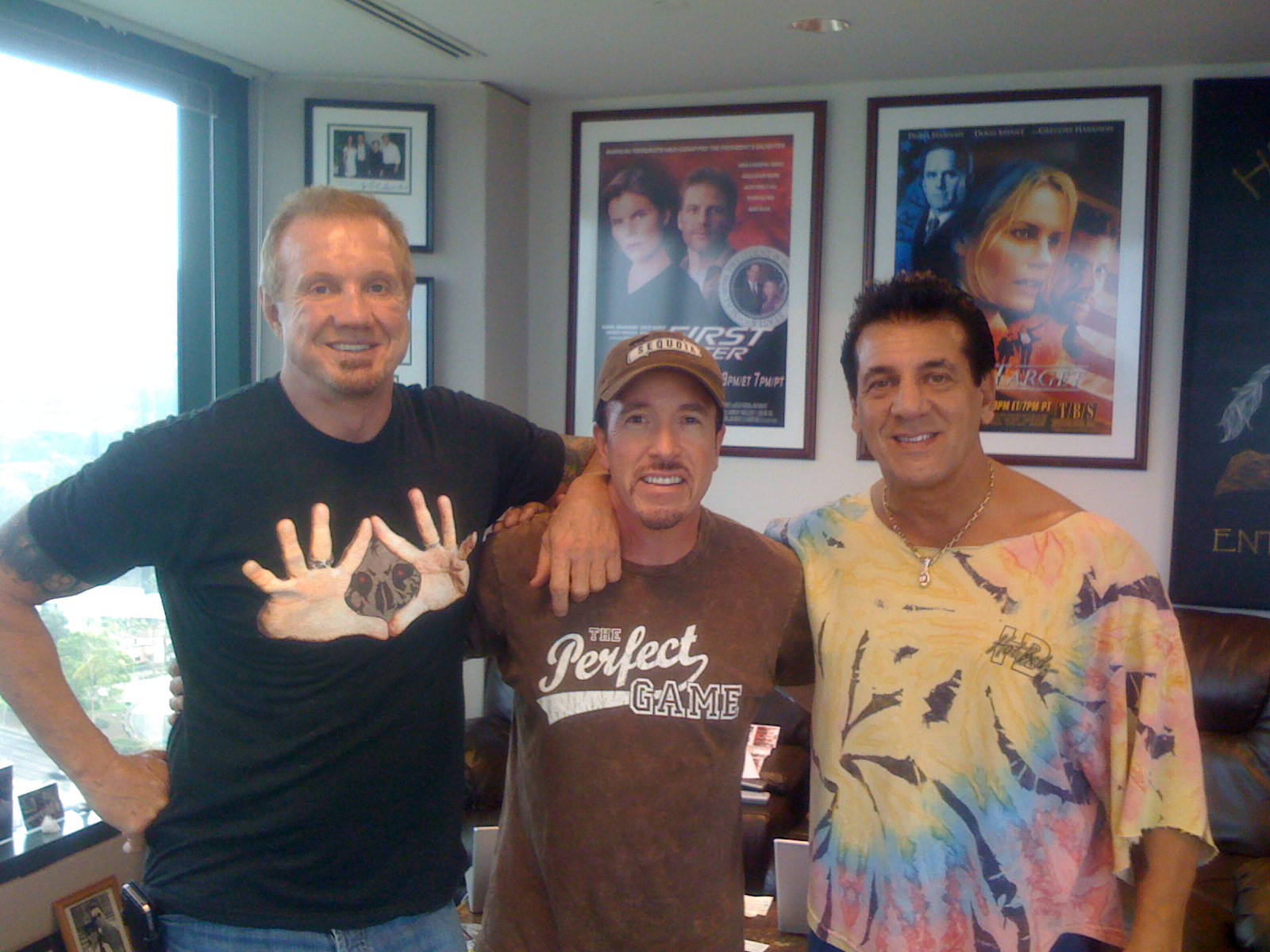 DDP, Salz, and Zito at the Highroad office. Universal City, CA