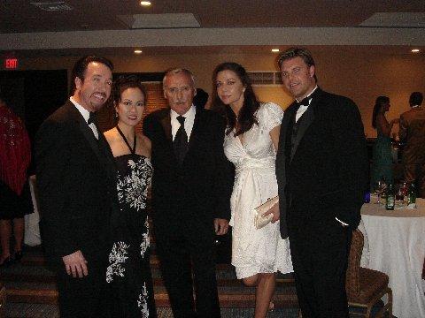 David Salzberg, Aline Salzberg, Dennis Hopper, Karen Trella, Christian Tureaud Palm Beach International Film Festival 2006