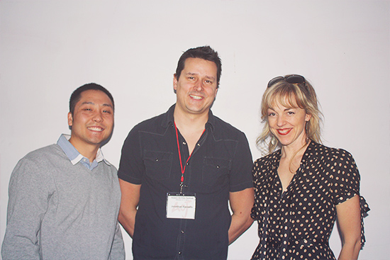 Andrew Ahn, Jon Rannells, Tara Samuel, IFFM and AOF festivals host Ruby Booby, 2013