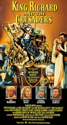 Rex Harrison, George Sanders, Laurence Harvey and Virginia Mayo in King Richard and the Crusaders (1954)
