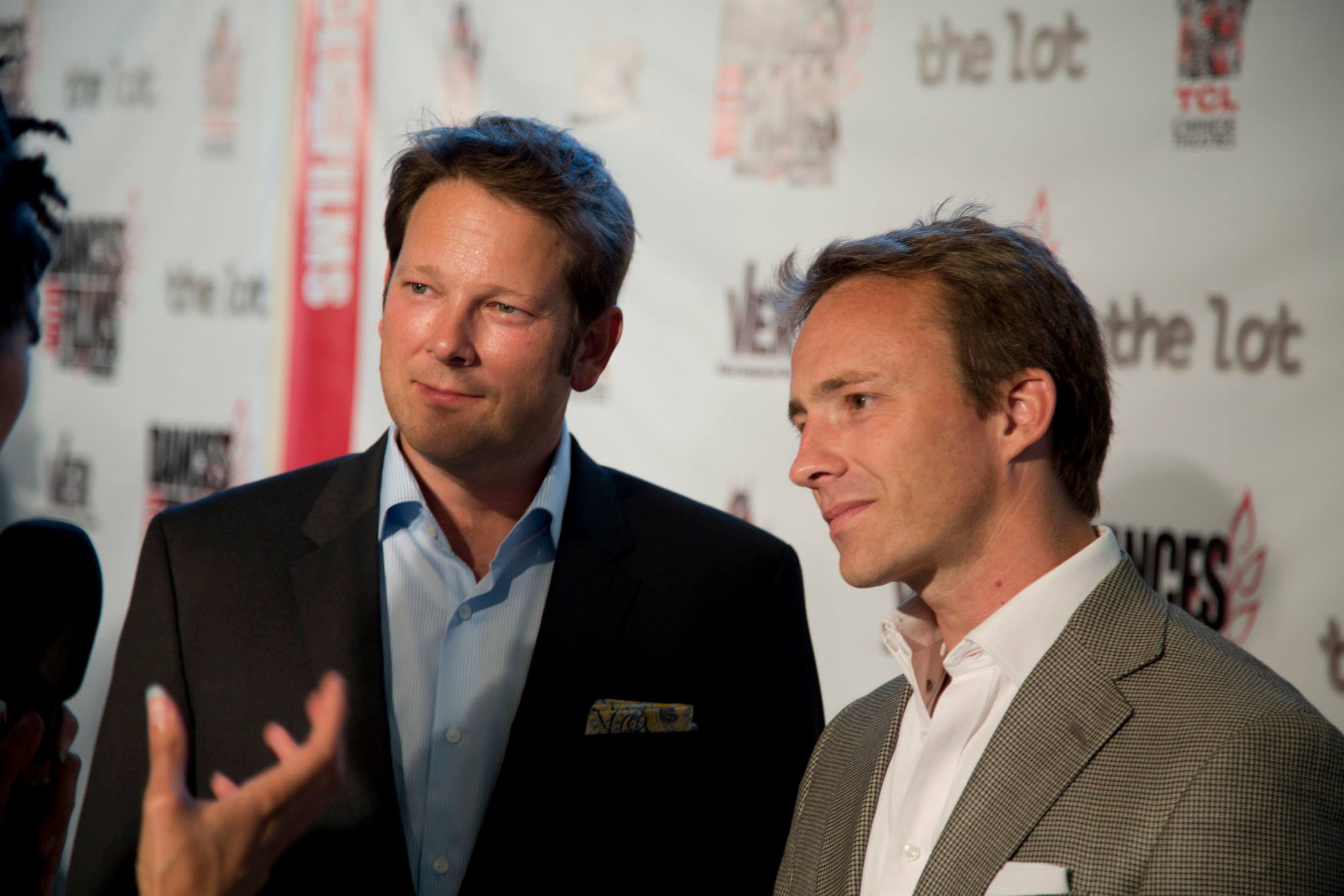 On the red carpet with director Clay Westervelt at the 2013 Dances With Films festival.