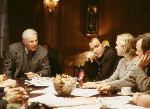 Still of Raymond J. Barry, Nick Sandow and Rebekah Louise Smith in New Port South (2001)