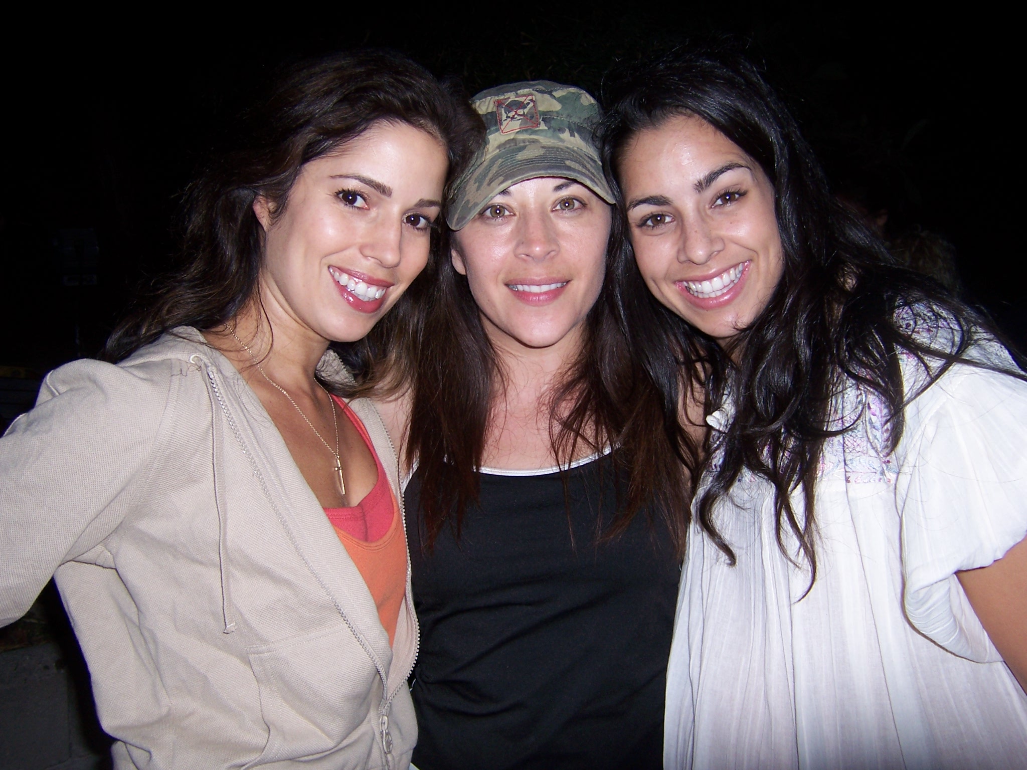 On set for The Winged Man (2008) - Ana Ortiz, Camillia Monet, Marta McGonagle