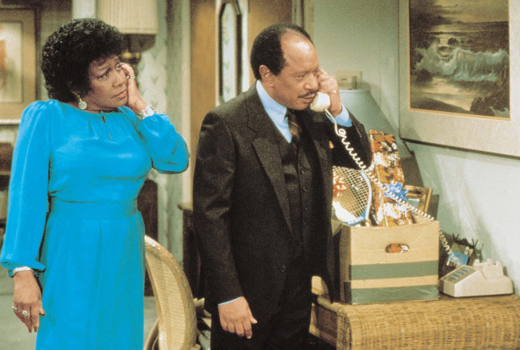 Still of Sherman Hemsley and Isabel Sanford in The Jeffersons (1975)