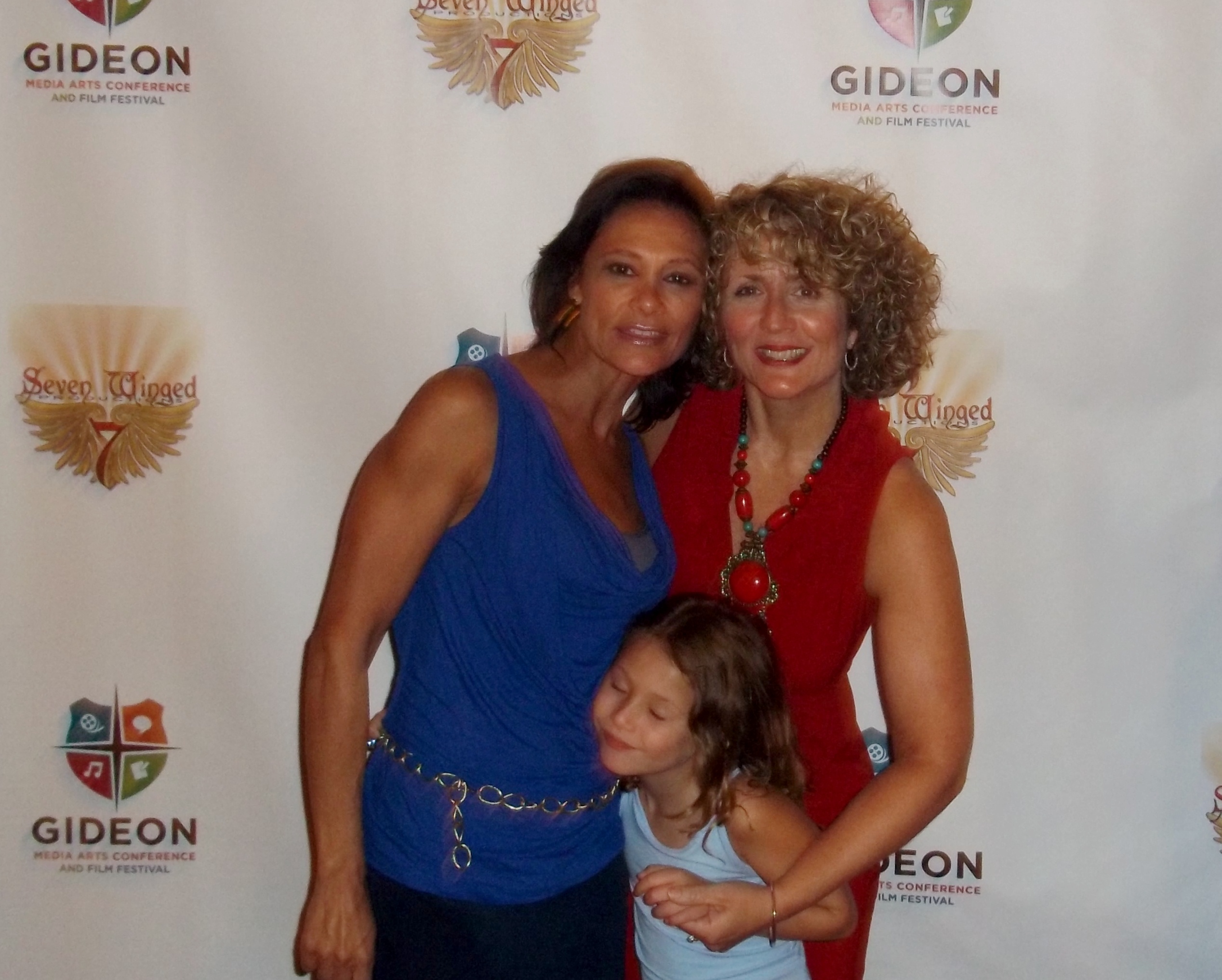 Irene Santiago, with Author Jenny L. Cote , and Ariana Baron