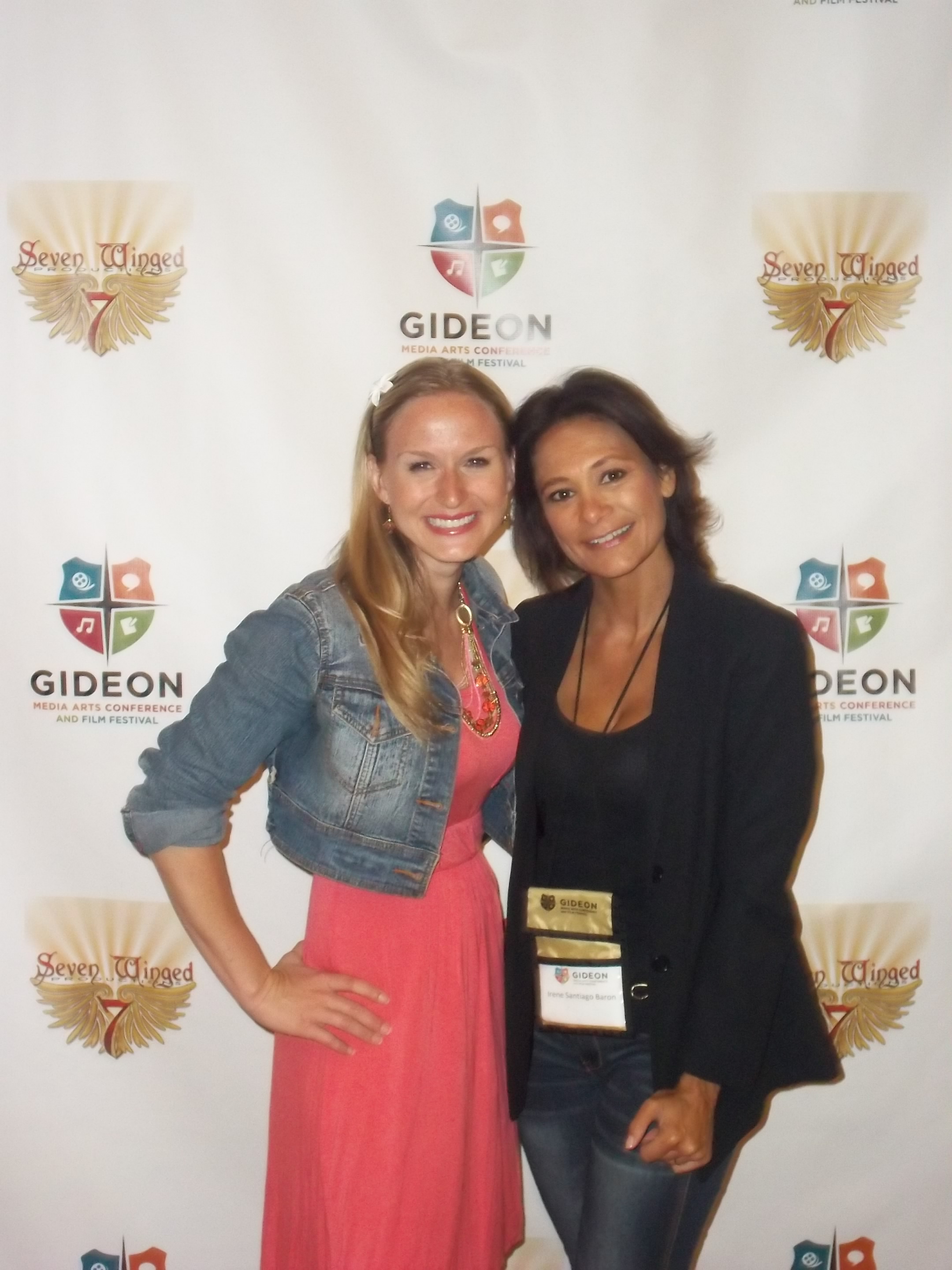 with Jenn Gotzon at Gideon Film Festival.