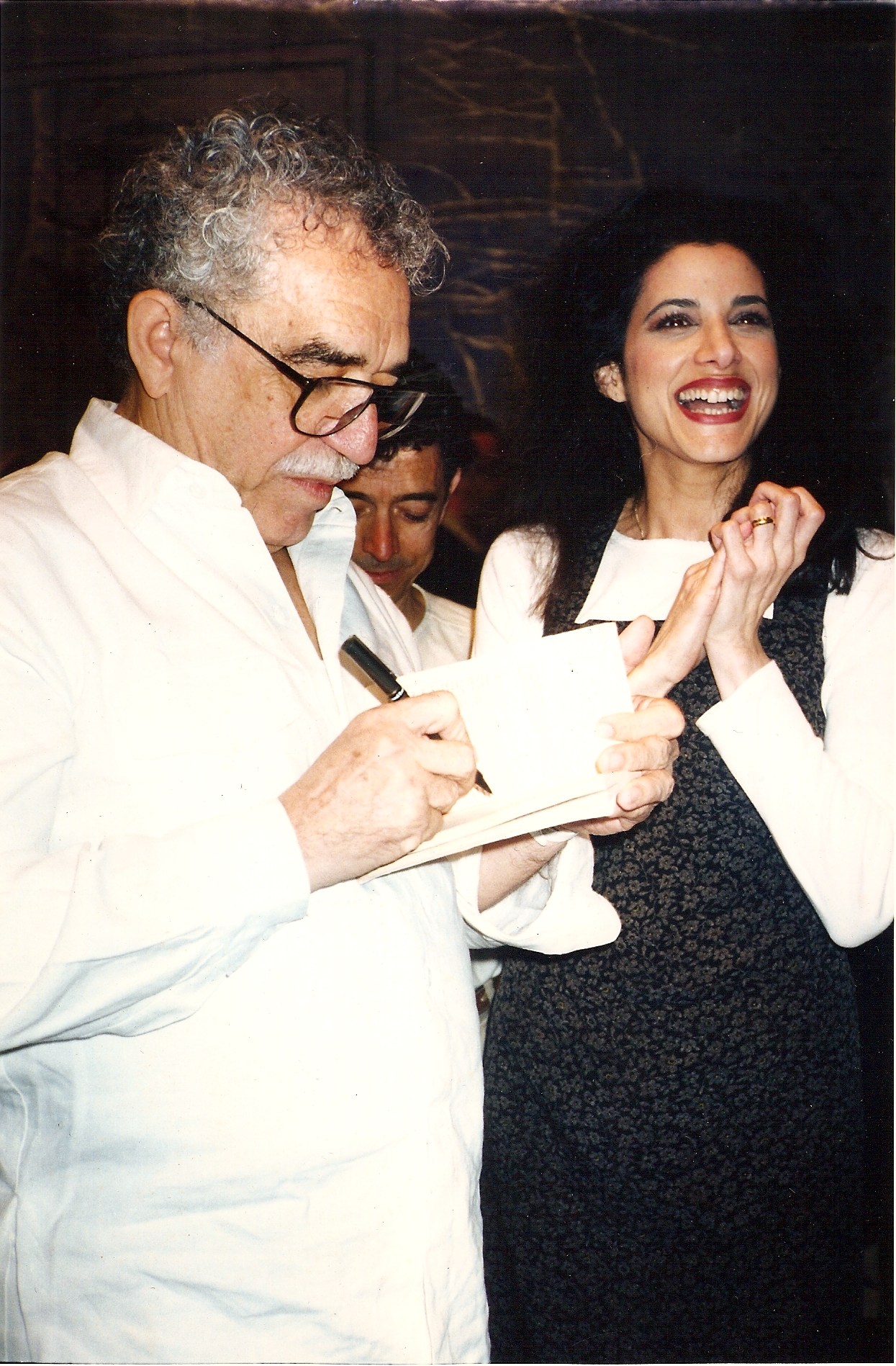 With Gabriel Garcia Marquez after musical version of 