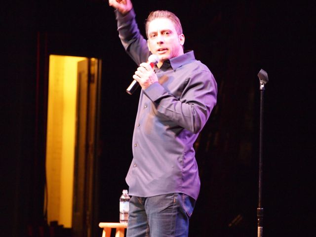 After winning the Detroit Comedy Festival, 2011, opening for Bob Saget.