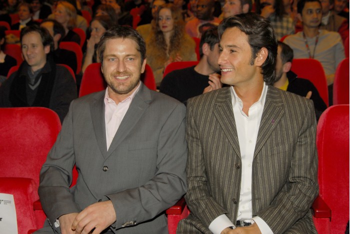 Gerard Butler and Rodrigo Santoro at event of 300 (2006)