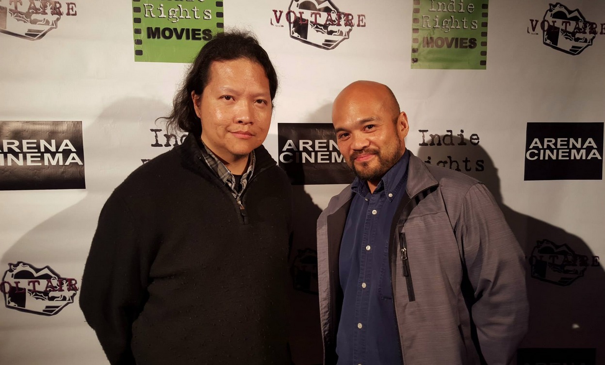 Edwin A. Santos and Walter Boholst at the premiere of Mondo Manila. (2015)