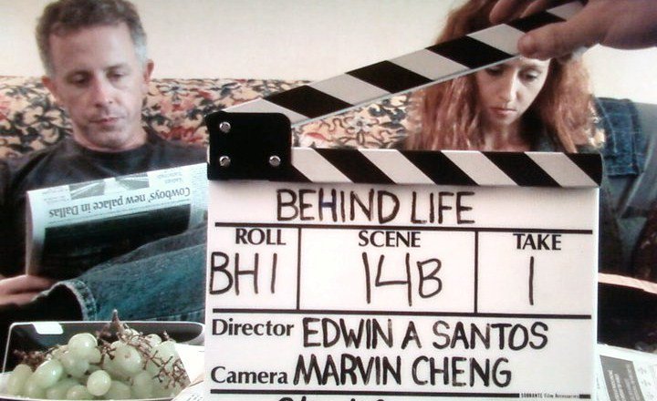 Sean Vincent Biggins, Julia Carpenter, Edwin A. Santos and Marvin Cheng in BehindLIFE (2012)
