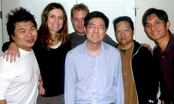 Marvin Cheng, Silvia Suvadová, Jesse Hlubik, Gregory Hatanaka, Edwin A. Santos and Tony Young in Violent Blue (2011).