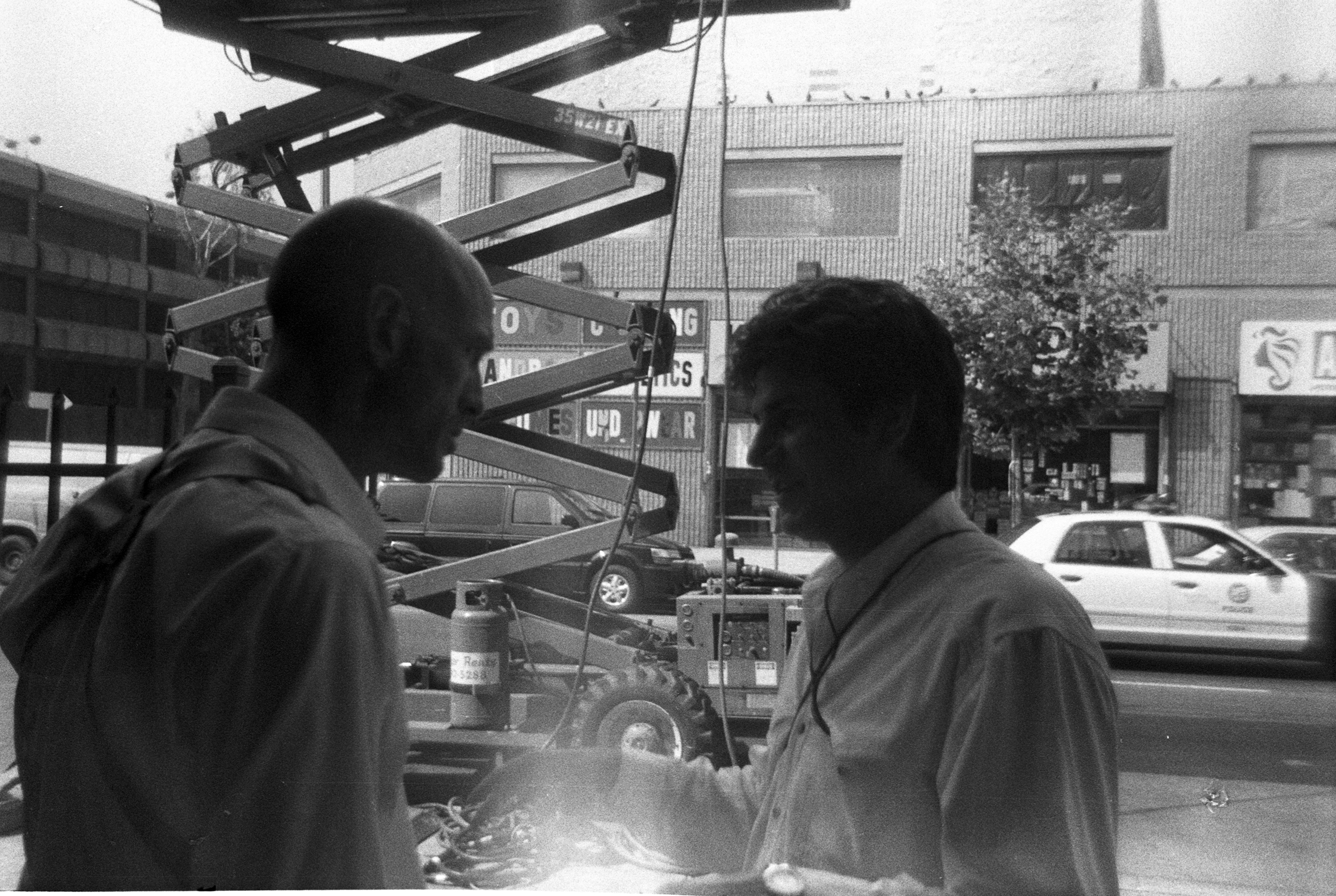 Hamlet Sarkissian and Cully Fredrickson on the ste of Camera Obscura