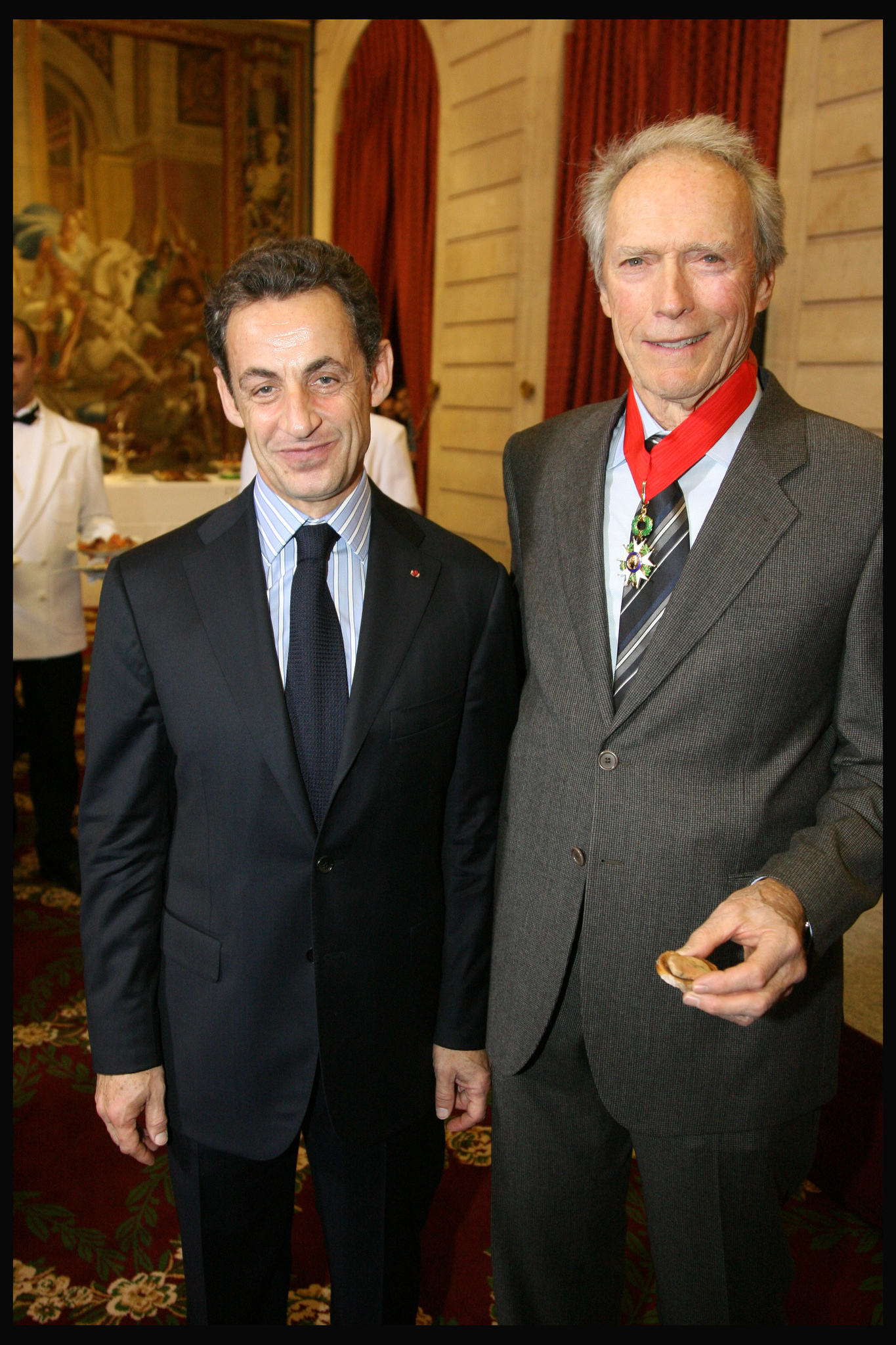 Clint Eastwood and Nicolas Sarkozy