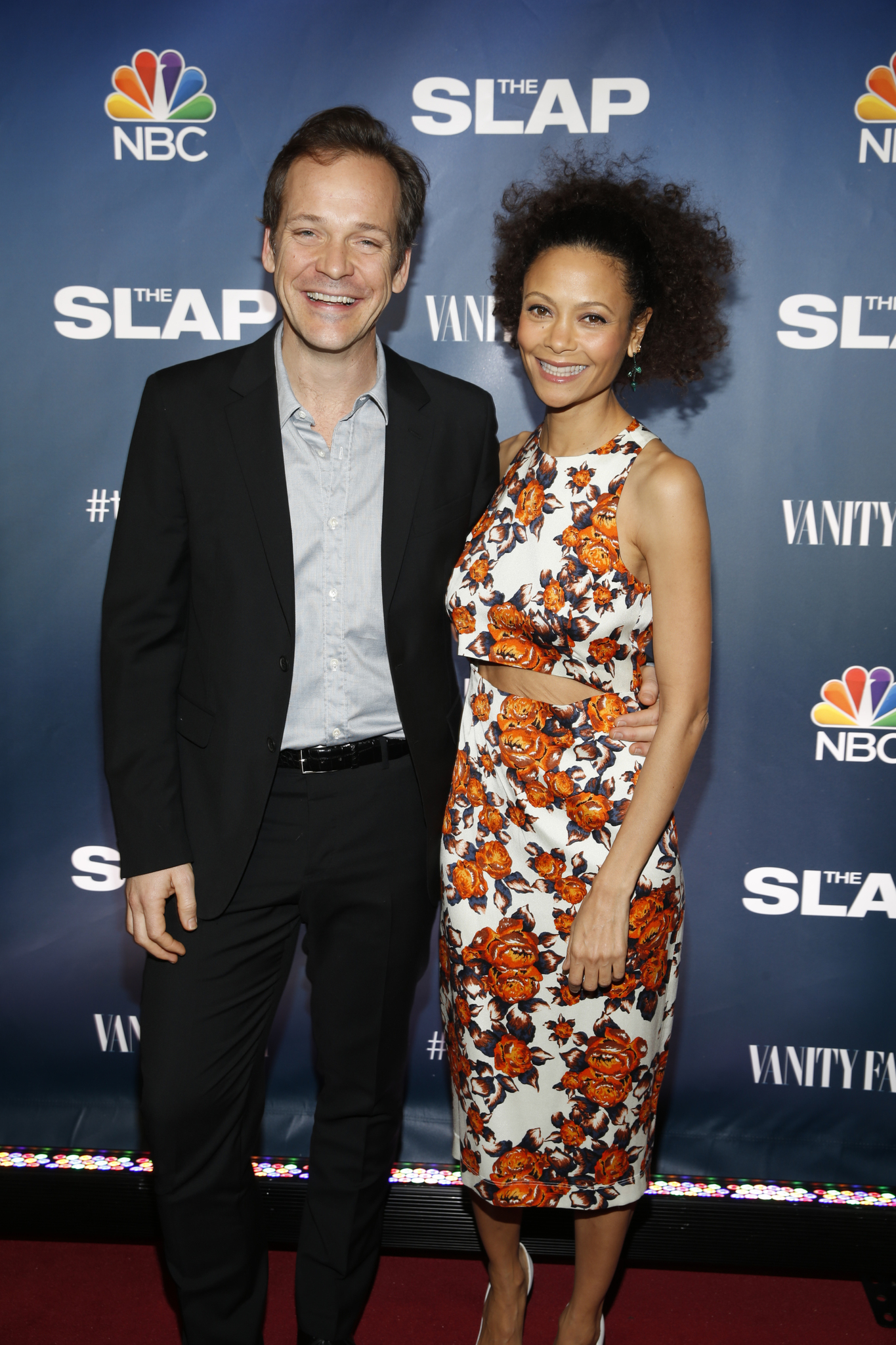 Thandie Newton and Peter Sarsgaard at event of The Slap (2015)