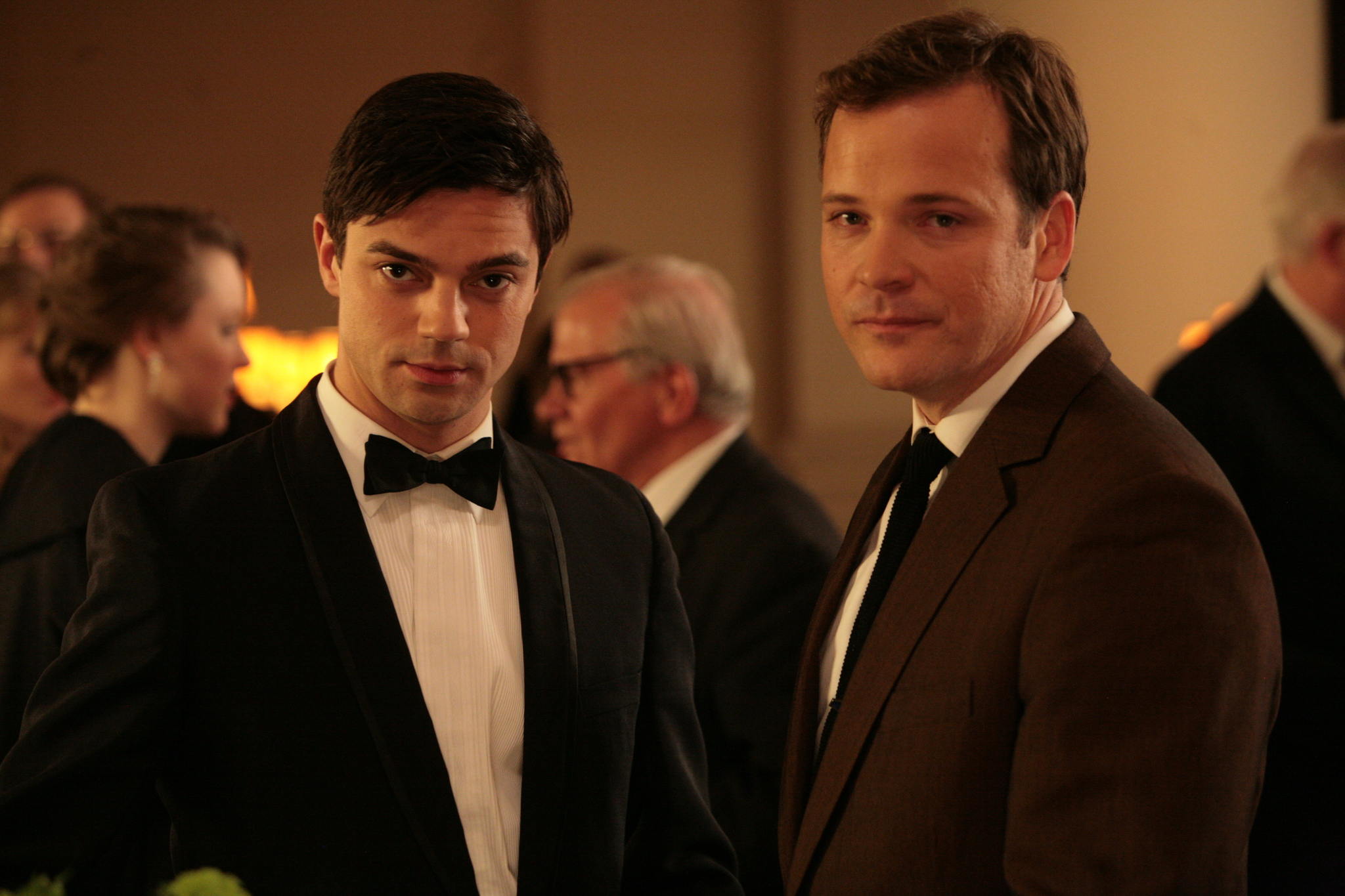 Still of Peter Sarsgaard and Dominic Cooper in An Education (2009)