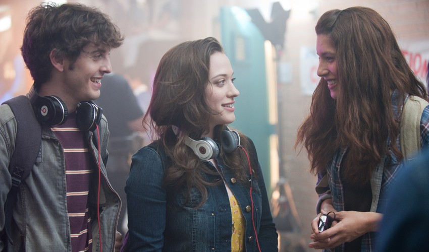 Mark Saul, Kat Dennings, and Juliana Harkavy in To Write Love On Her Arms (2015)