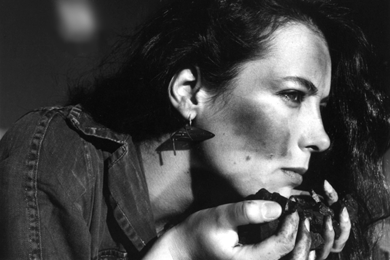 Marina Saura, photo session for Ana Saura's exhibition at Marta Moriarty's Gallery, Madrid, 1980