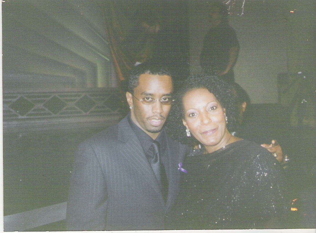 Sean Combs (AKA Puff Daddy) and Gloria at the Essence Awards '2000