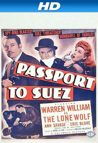 Eric Blore, Ann Savage and Warren William in Passport to Suez (1943)