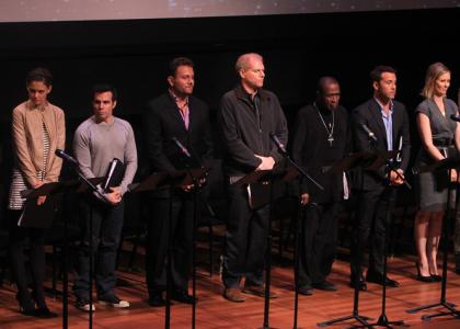 110 Stories Cast. Katie Holmes, Mario Cantone, Stelio Savante, Noah Emmerich, Ben Vereen, Jeremy Piven, Cynthia Nixon