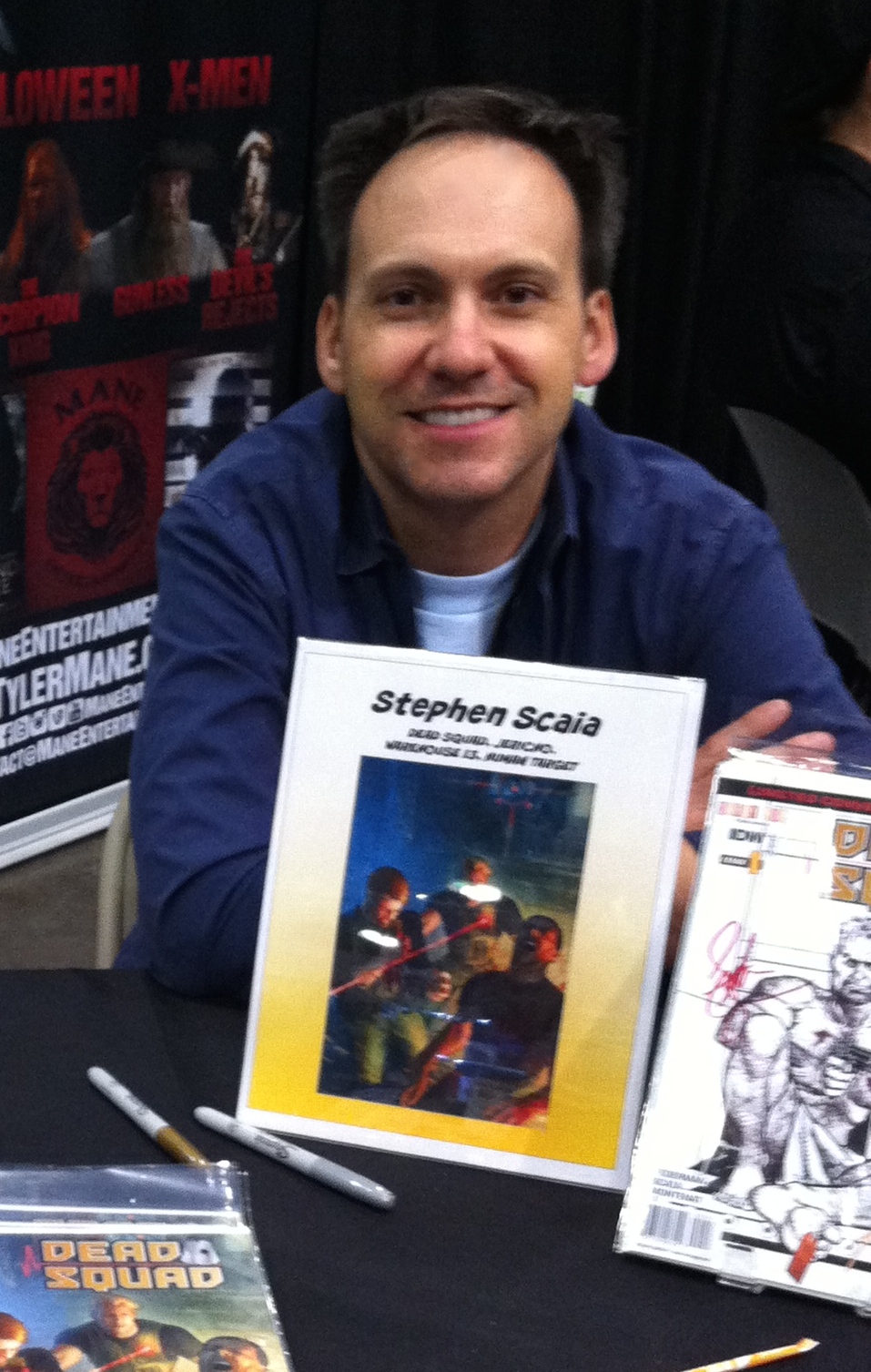 Stephen Scaia at San Diego Comic-Con, 2014