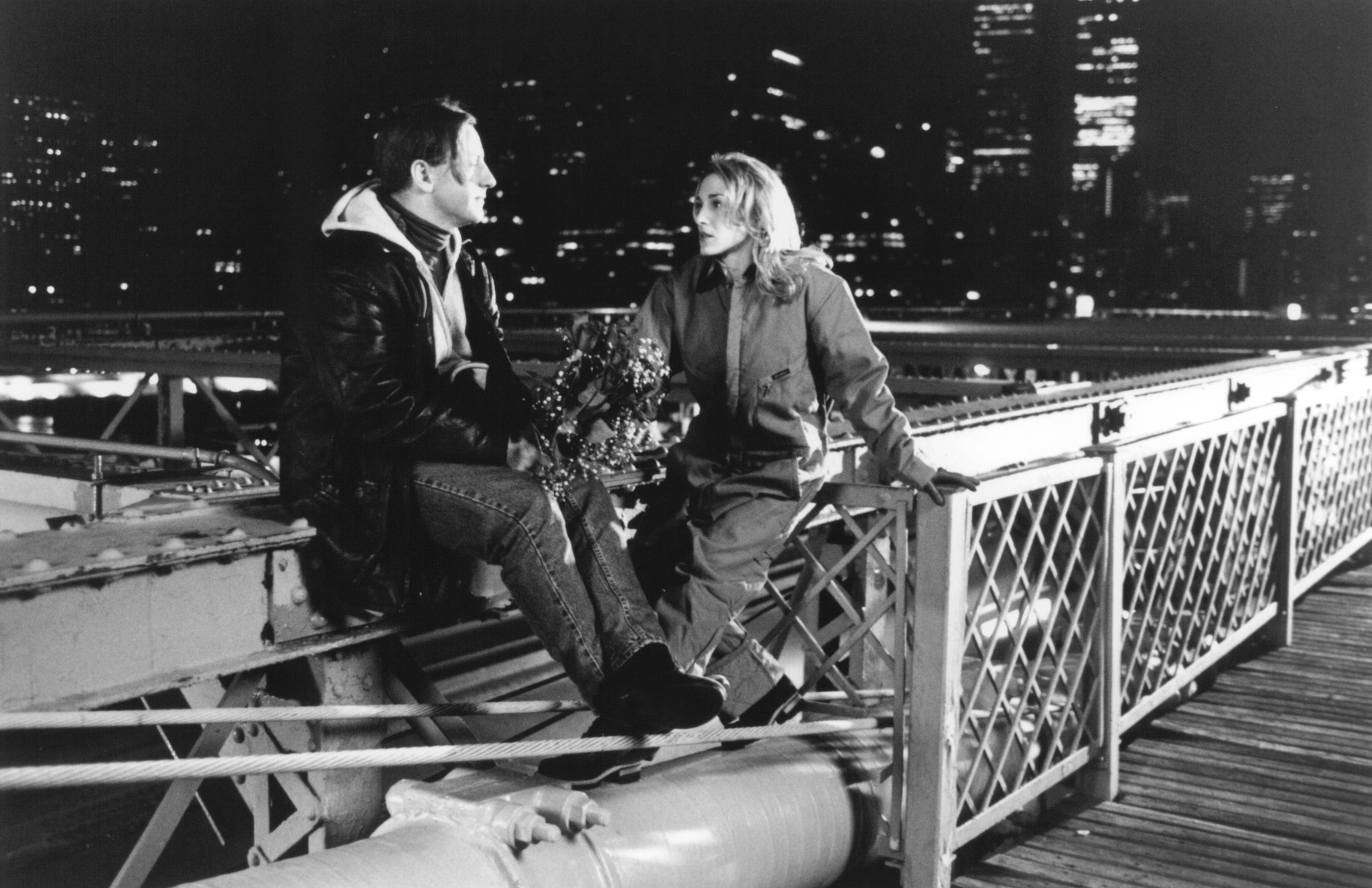 Still of Sarah Jessica Parker and Eric Schaeffer in If Lucy Fell (1996)