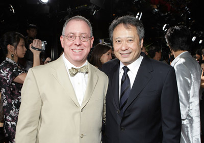 Ang Lee and James Schamus at event of Se, jie (2007)