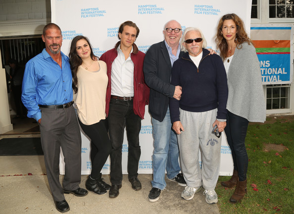 (L-R) Joe Pallister, Georgia Warner, Christian Scheider, Joe Pintauro, Terry George, and Alyssa Reiner attend the 21st Annual Hamptons International Film Festival on October 13, 2013 in East Hampton, New York.