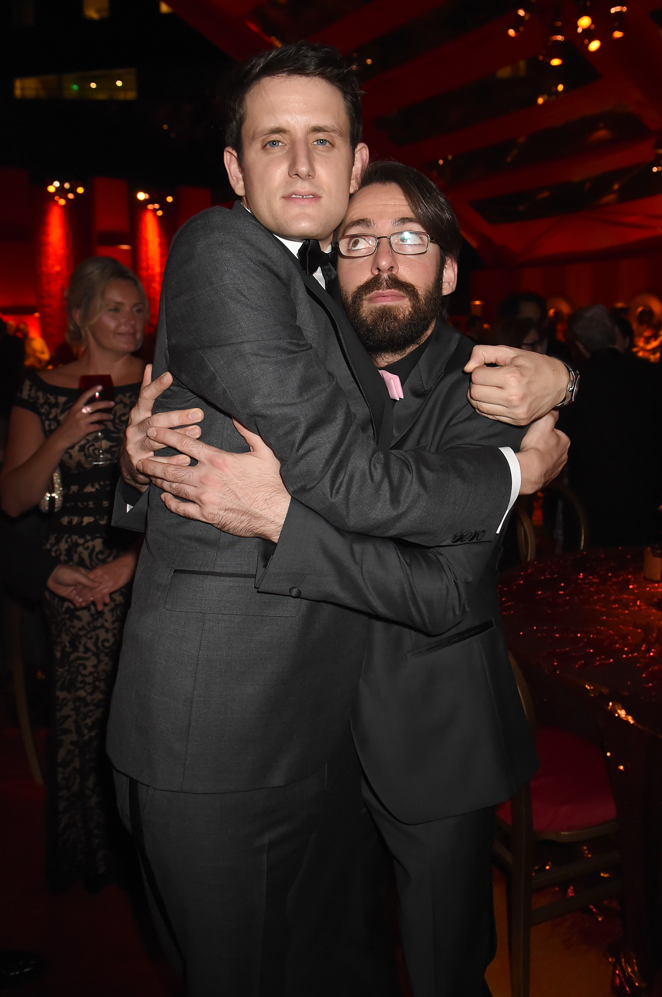 Martin Starr and Zach Woods at event of The 67th Primetime Emmy Awards (2015)
