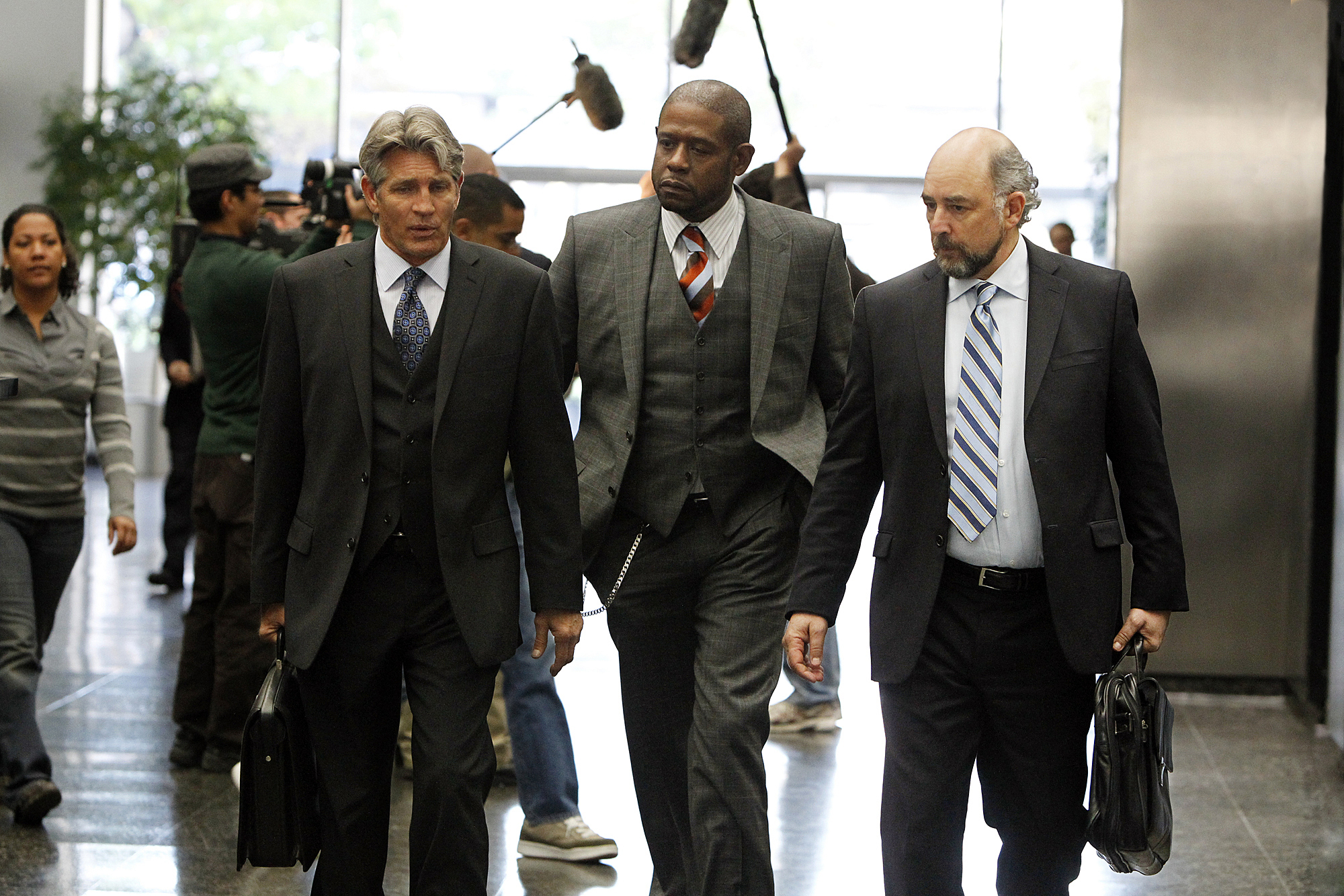 Still of Eric Roberts, Forest Whitaker and Richard Schiff in Criminal Minds: Suspect Behavior (2011)