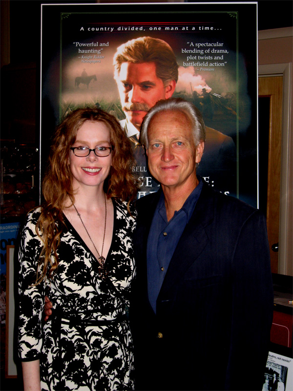 Vivian Schilling and Don Maxwell at the Kansas City Film Festival screening of Ambrose Bierce: Civil War Stories April 15, 2006