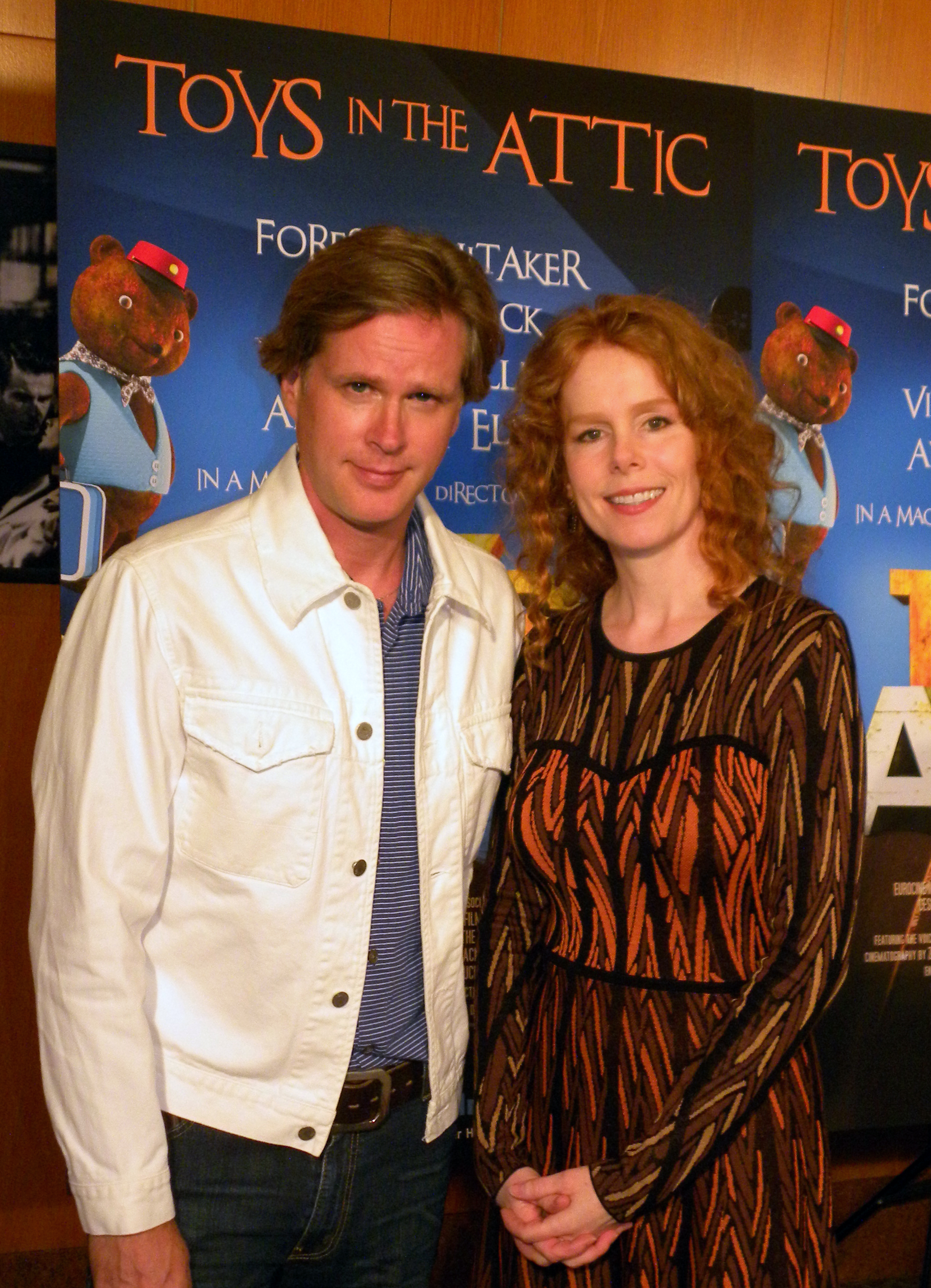 Cary Elwes and Vivian Schilling at the Toys in the Attic Premiere at the Director's Guild September 4th, 2012