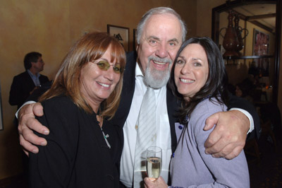 Penny Marshall, George Schlatter and Janice Crystal