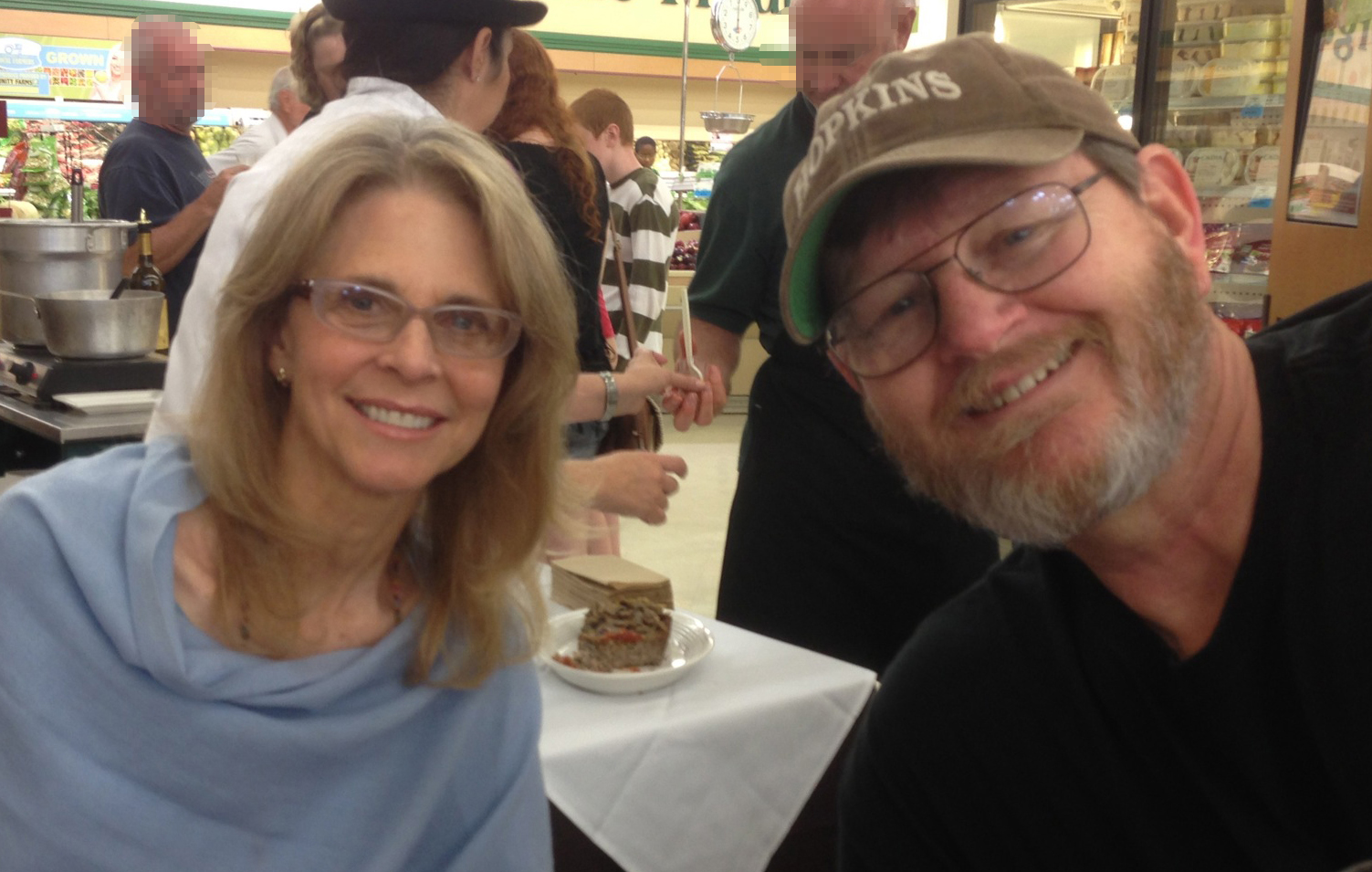 Lindsey Wagner, with Gregory Schmauss at her book signing in Loma Linda, California. [6-9-2013]