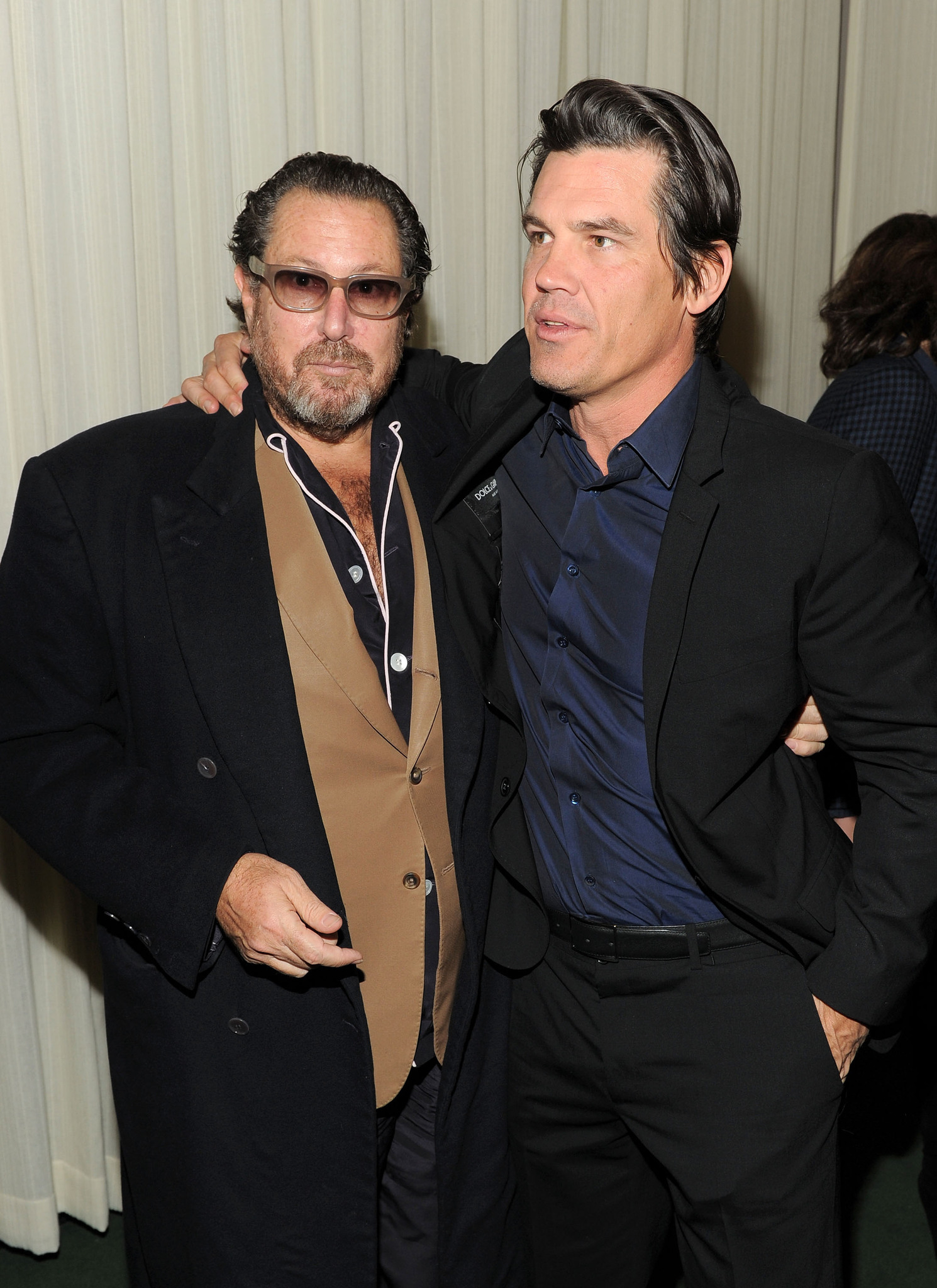 Josh Brolin and Julian Schnabel at event of Miral (2010)