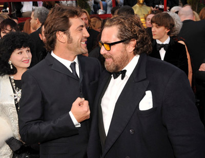 Javier Bardem and Julian Schnabel at event of The 80th Annual Academy Awards (2008)